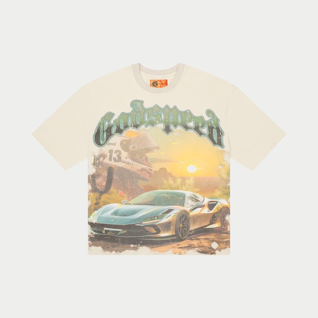 Godspeed Sunset Drift T-shirt (Bone)