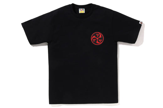 Bape Japan Culture Mitsudomoe Black Tee