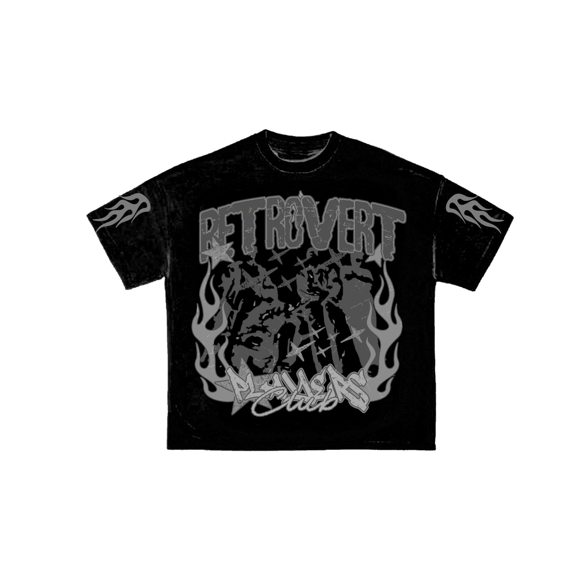 Retrovert Black Players Club Tee