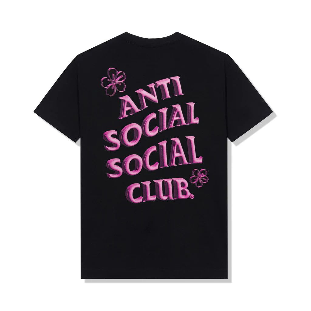 Anti Social Social Club Coral Crush Black Tee