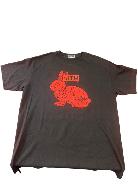 Kith Treats Year Of The Rabbit Vintage Tee Black