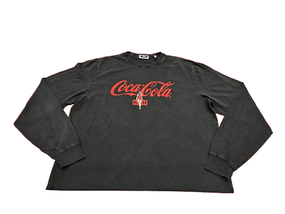 Kith x Coca-Cola L/S Tee Washed Black