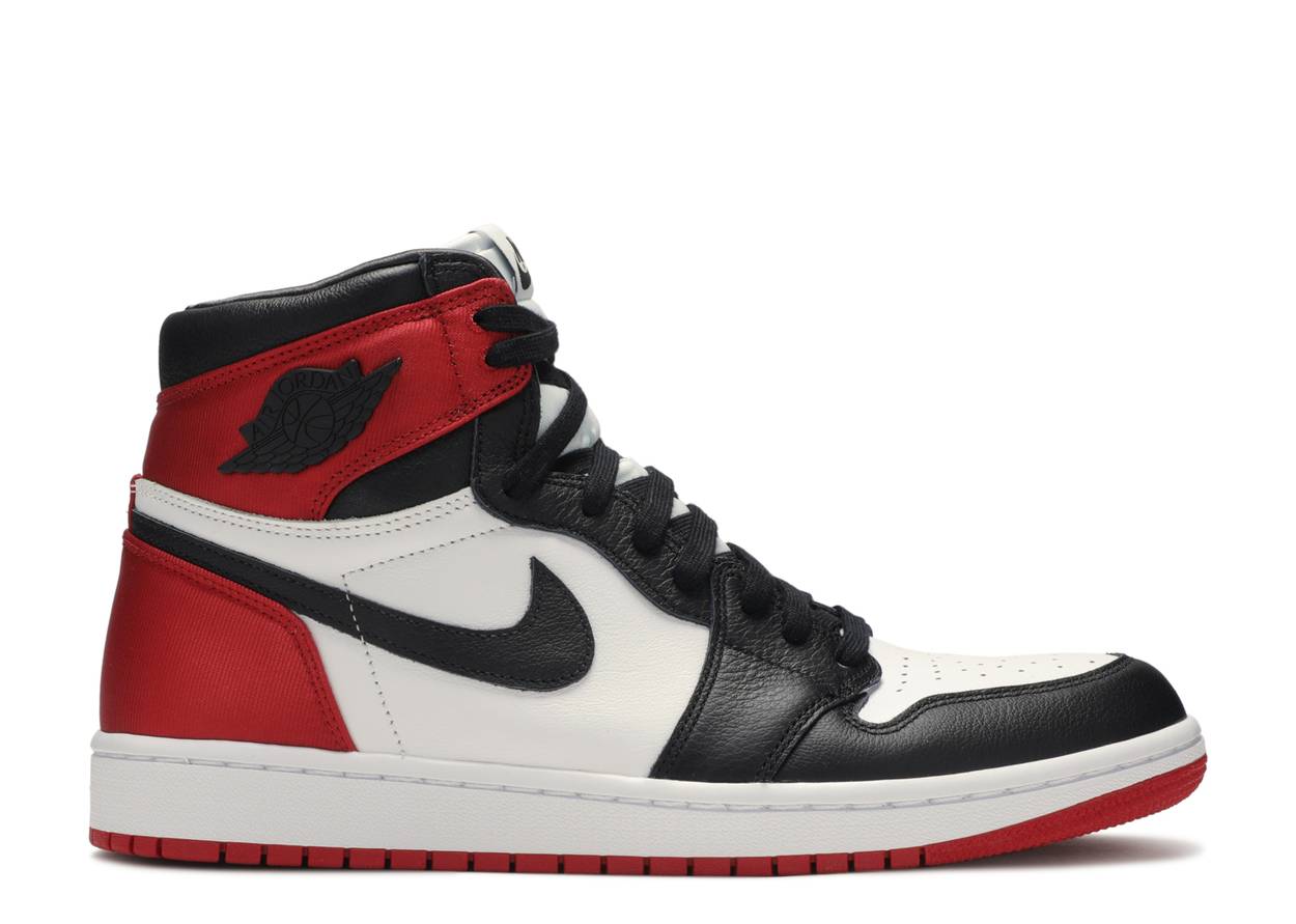 Air Jordan 1 Retro High Satin Black Toe