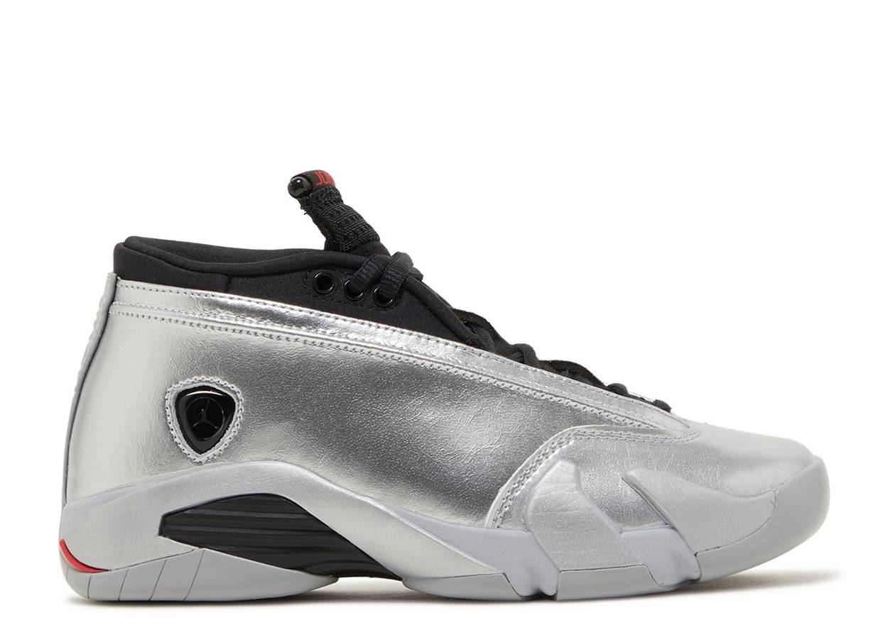 Air Jordan 14 Retro Low Metallic Silver