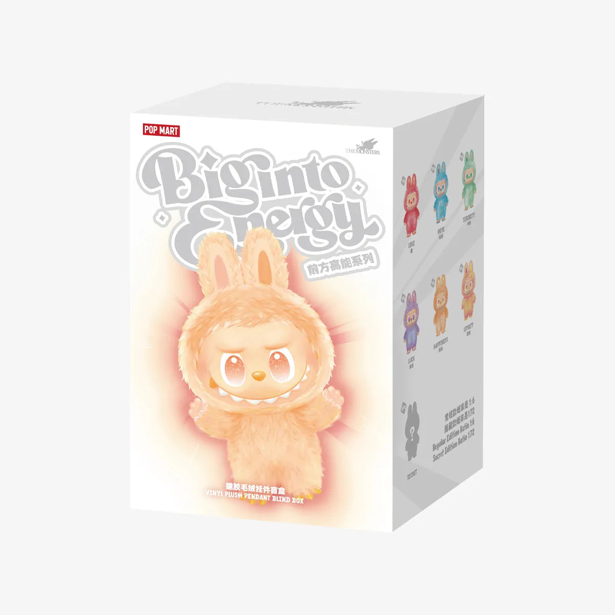 Pop Mart Labubu The Monsters Big into Energy Series Vinyl Plush Pendant Single Blind Box
