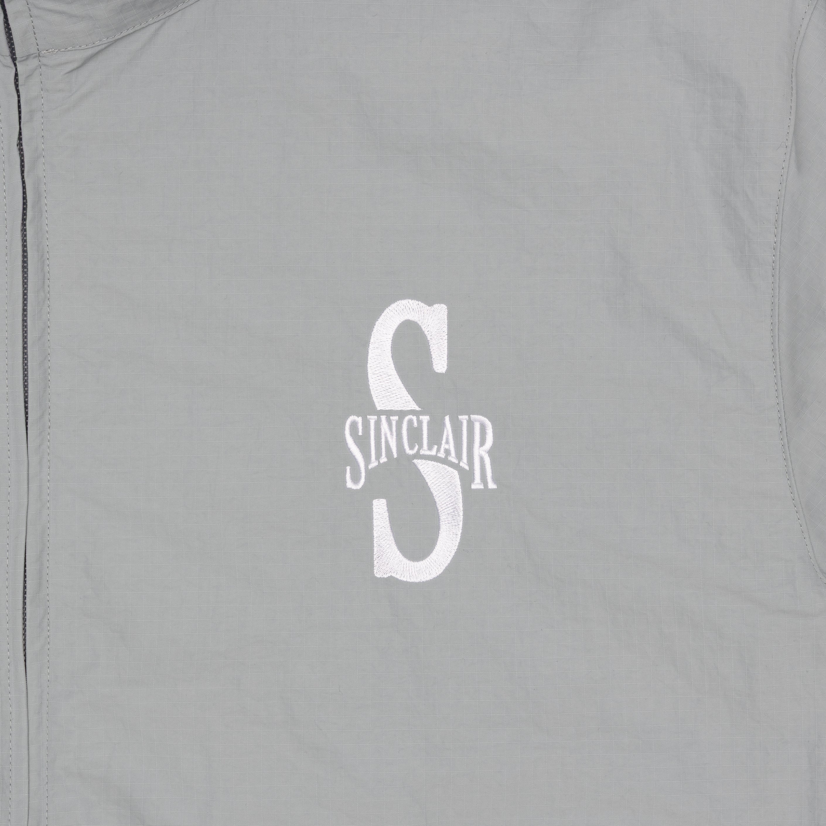 Sinclair S Arch Nylon Track Jacket Grey SS25