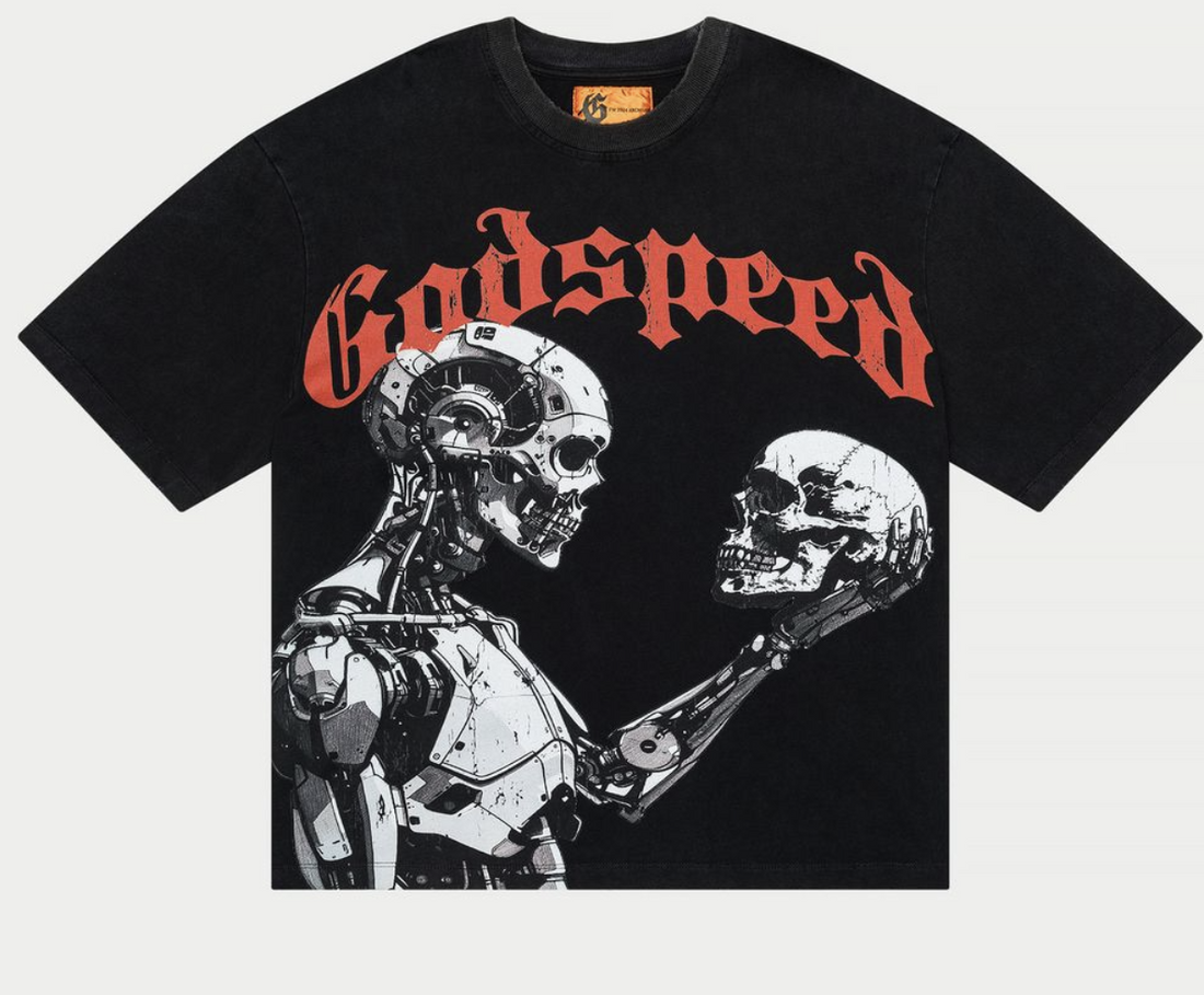 Godspeed Man vs AI T-Shirt