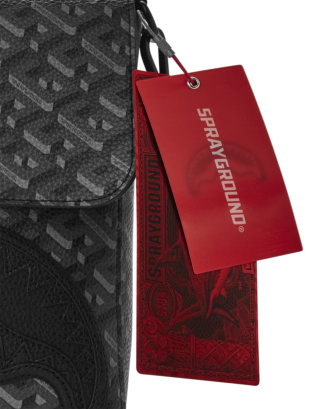 SPRAYGROUND 3DSG THUNDERCLAP MESSENGER SLING