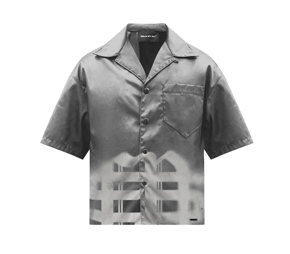 Sole Et Al Metro Identity Silk Shirt (Grey)