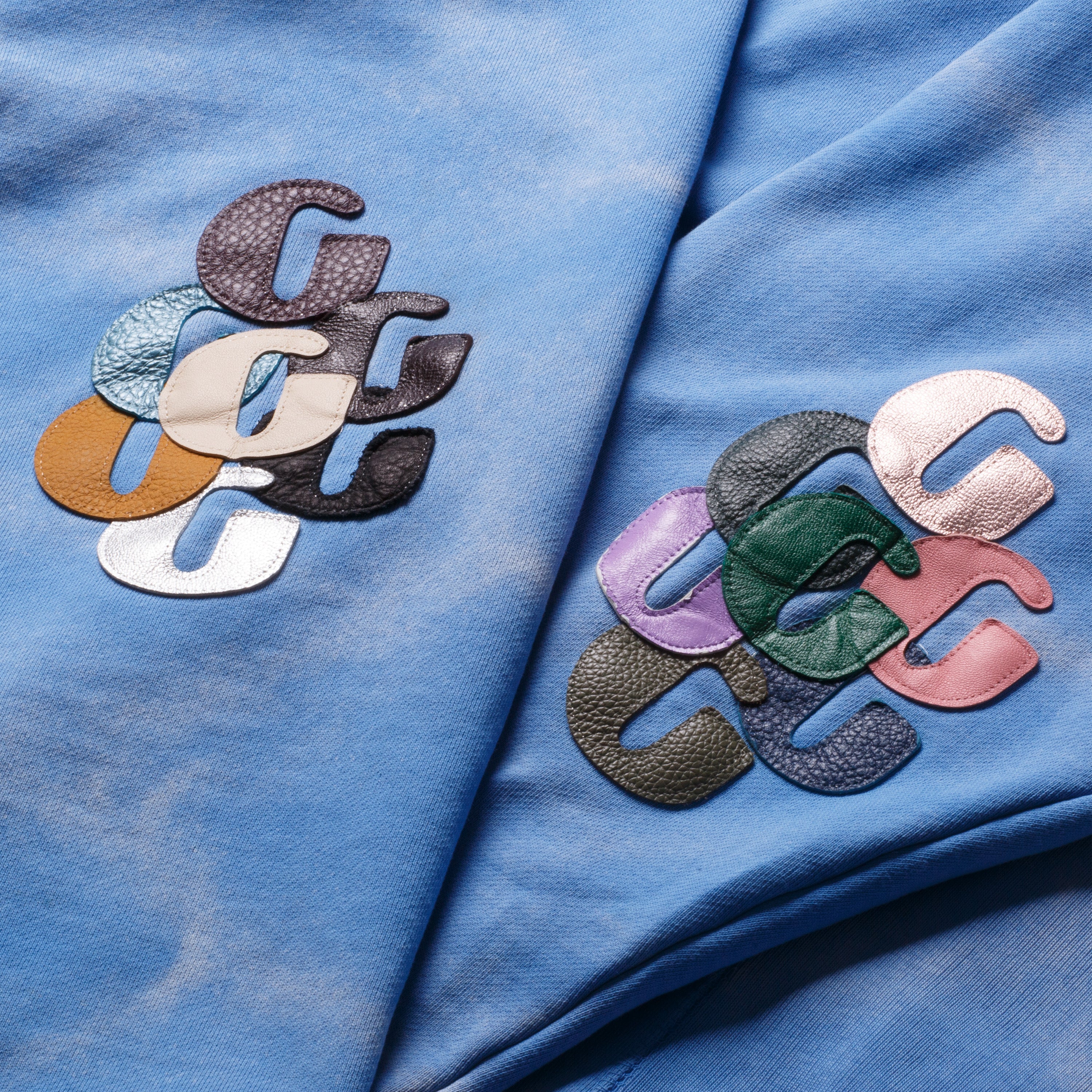 Gallery Dept. Patch Hoodie Blue