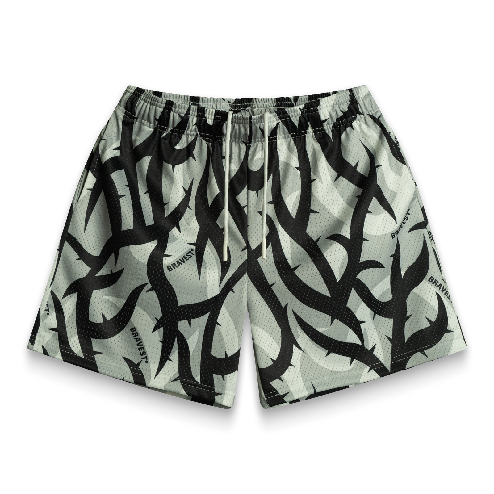 Bravest Studio Grey Thorn Shorts