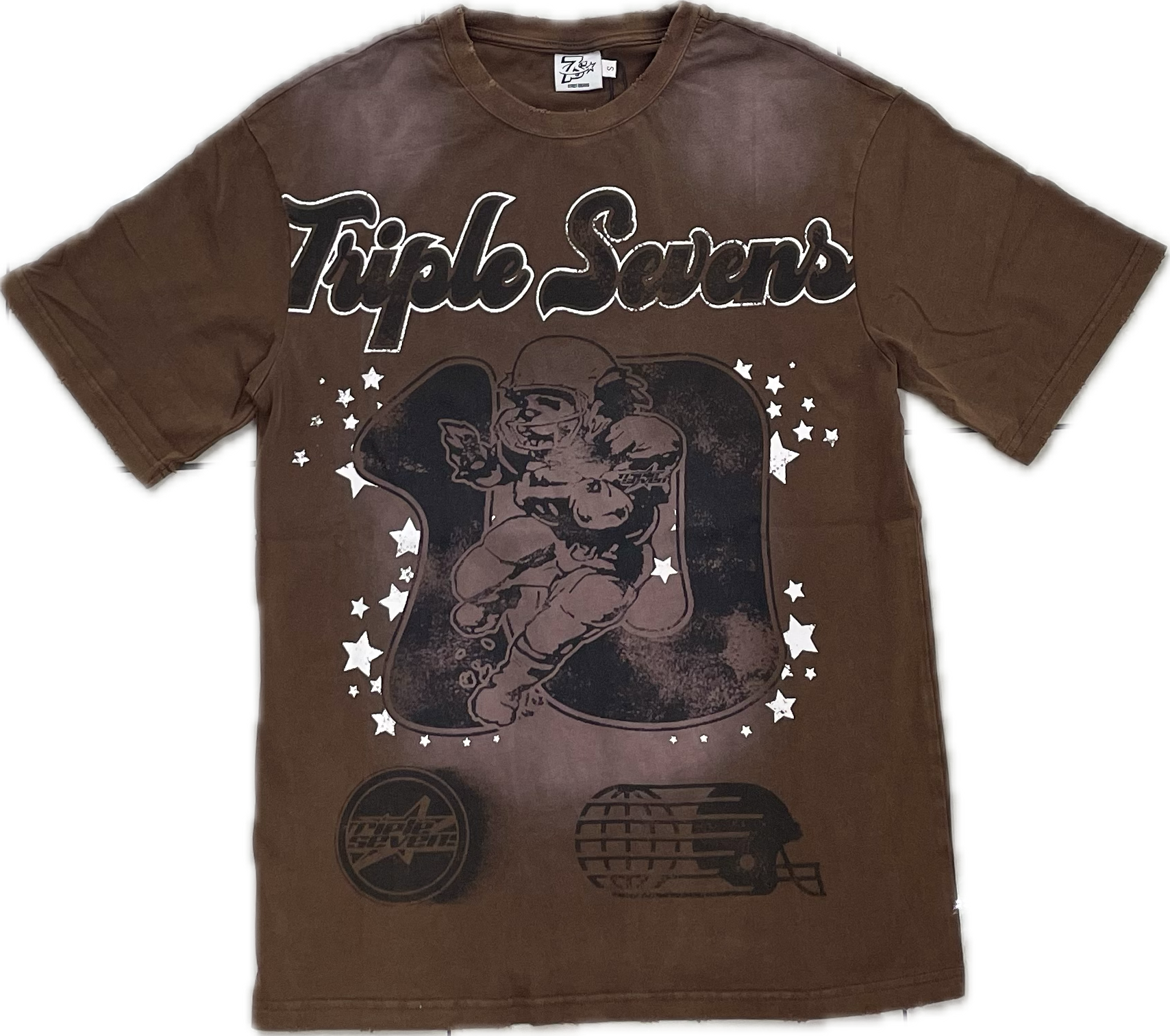 Triple Sevens 777 All-Star T-Shirts Brown