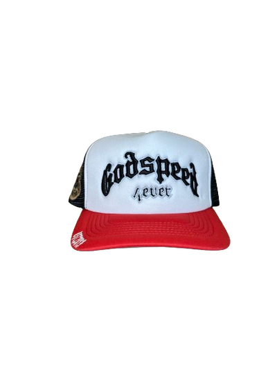 Godspeed GS Forever Trucker Hat White/Red/Black