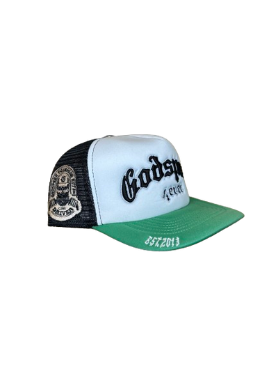 Godspeed GS Forever Trucker Hat White/Green/Black