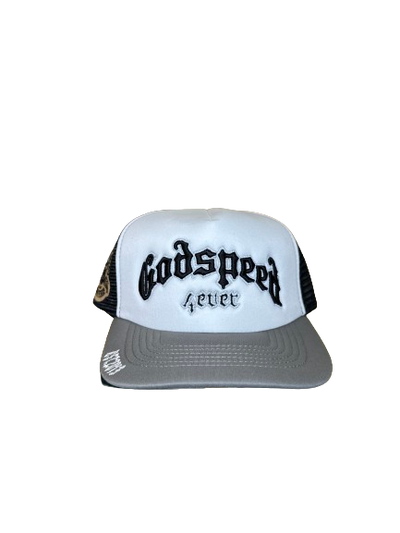 Godspeed GS Forever Trucker Hat White/Grey/Black