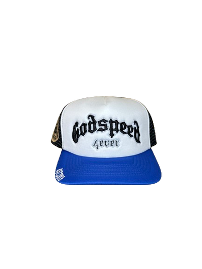 Godspeed GS Forever Trucker Hat White/Blue/Black
