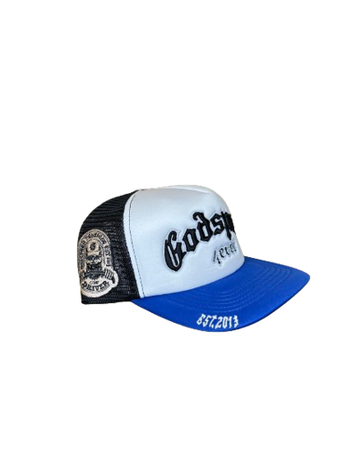 Godspeed GS Forever Trucker Hat White/Blue/Black