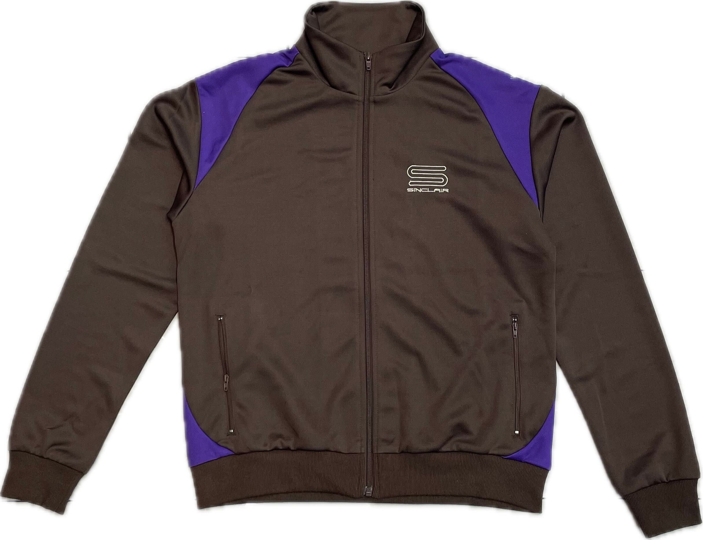 Sinclair Tech Logo Track Jacket Brown