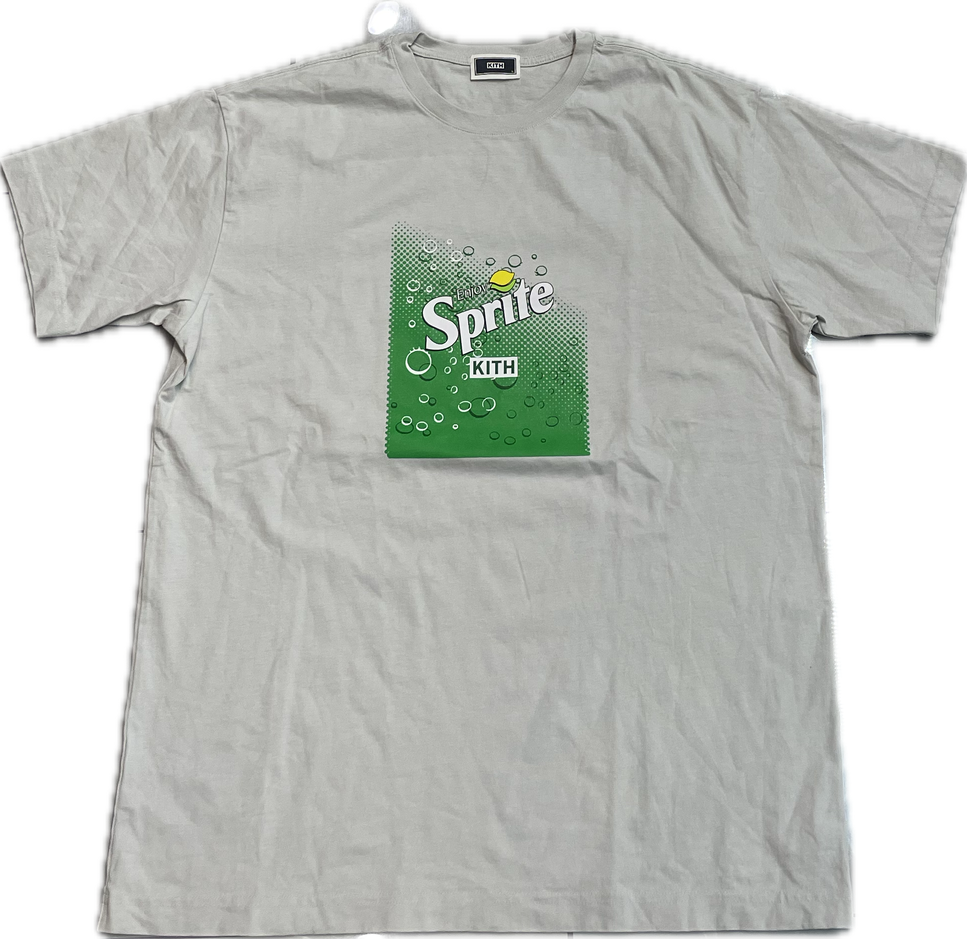 Kith x Sprite Enjoy Tee Cement