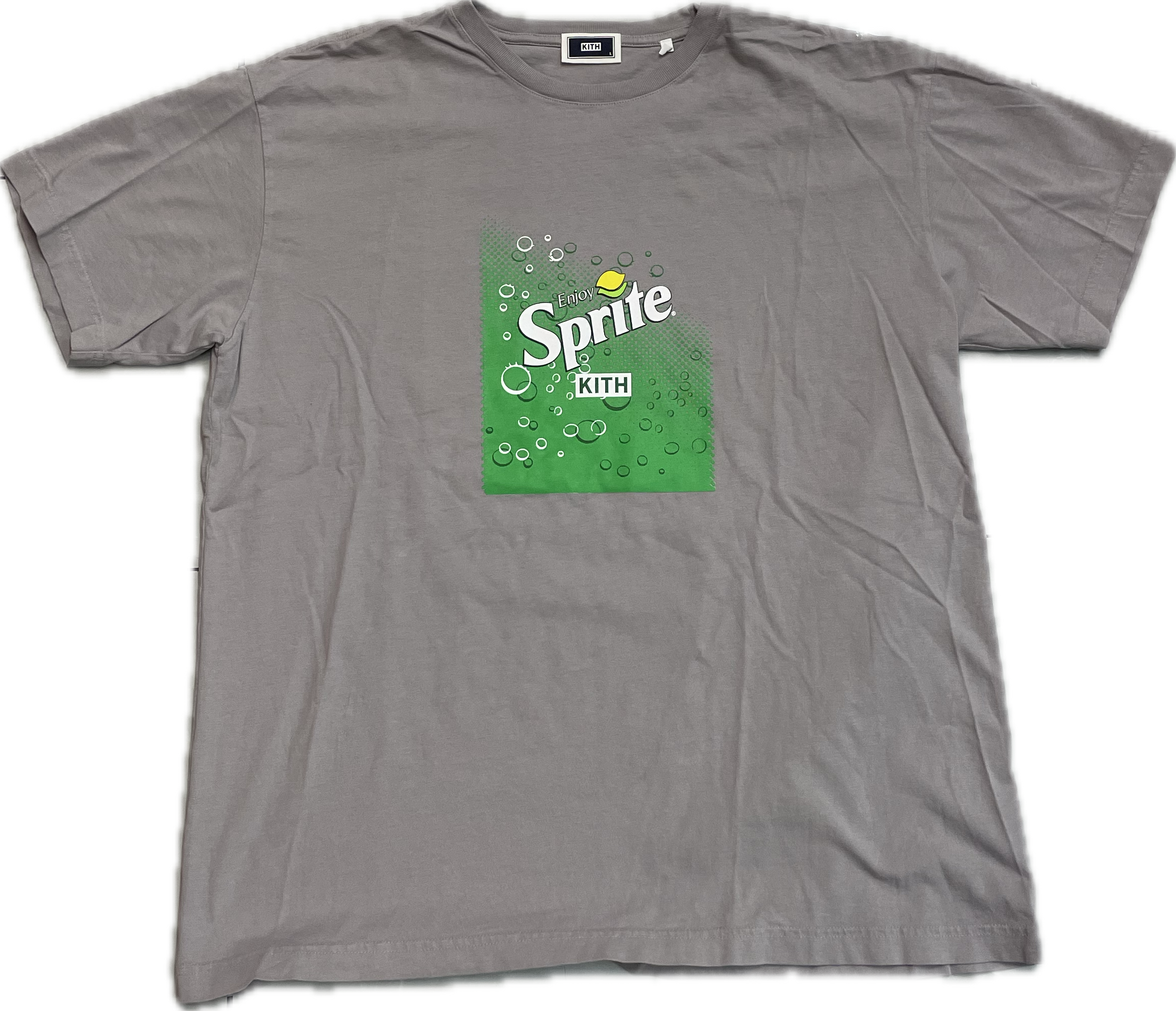 Kith x Sprite Enjoy Tee Grey