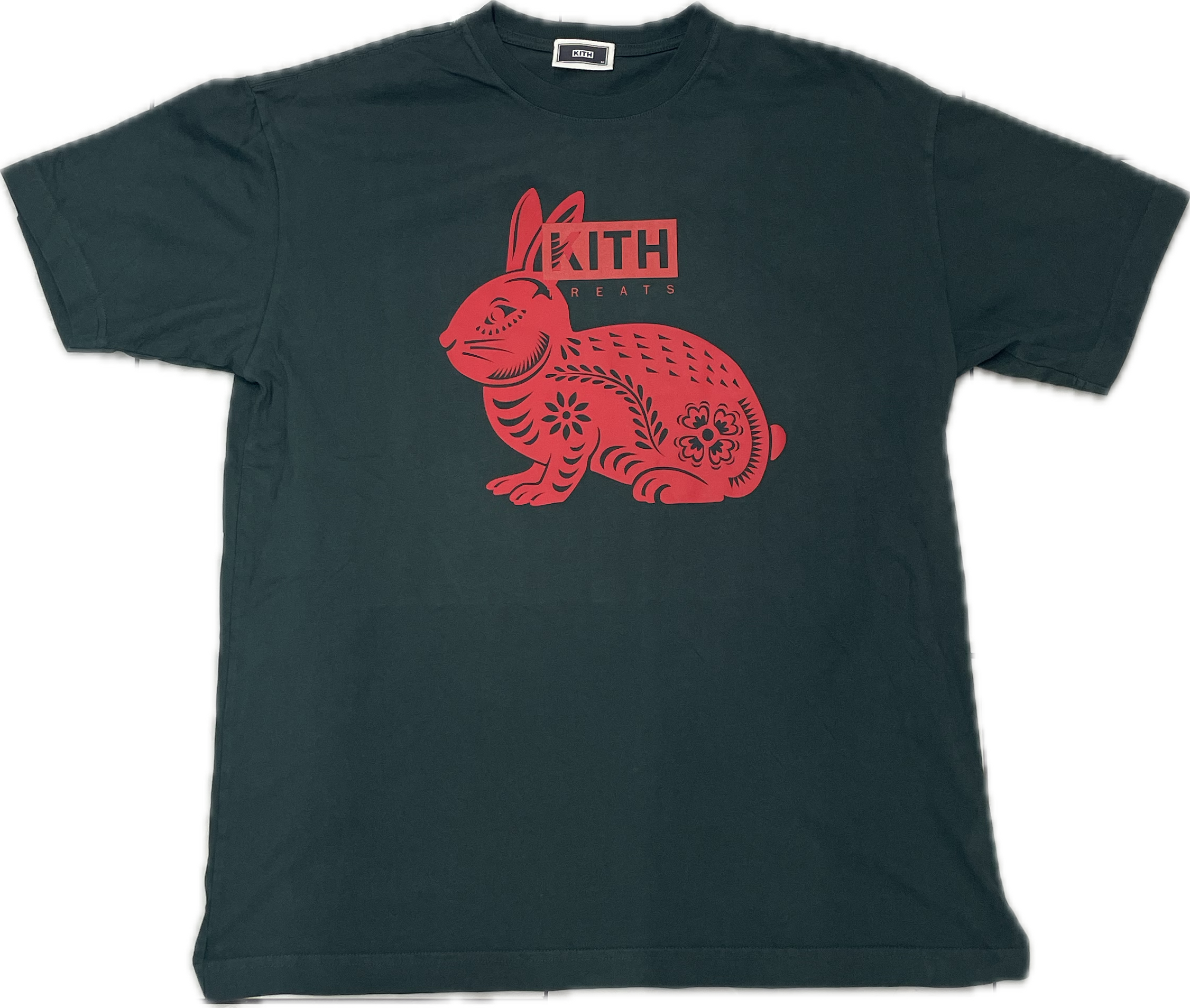 Kith Treats Year Of The Rabbit Vintage Tee Green