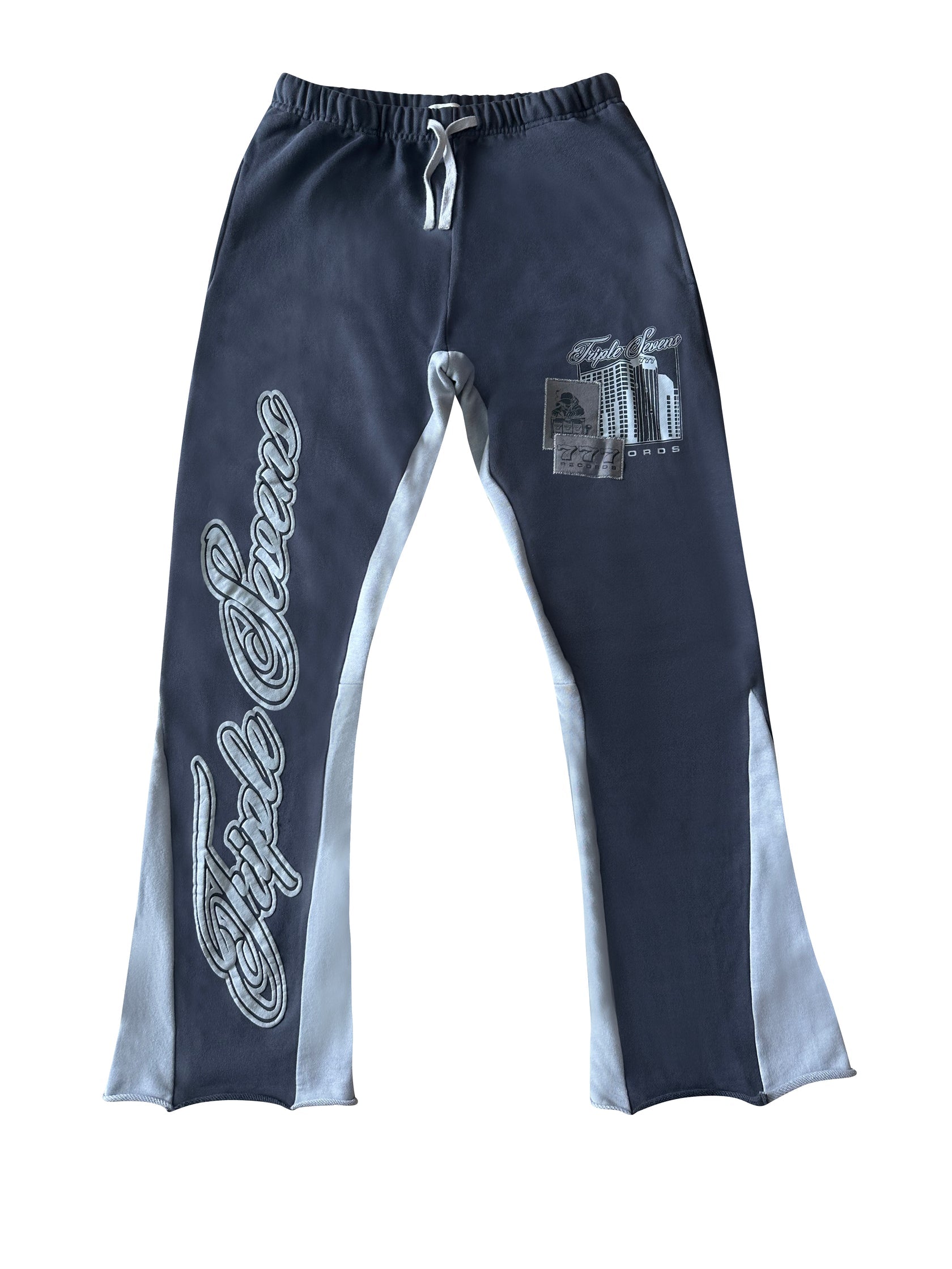 Triple Sevens 777 Patchwork Sweatpants (Coal)