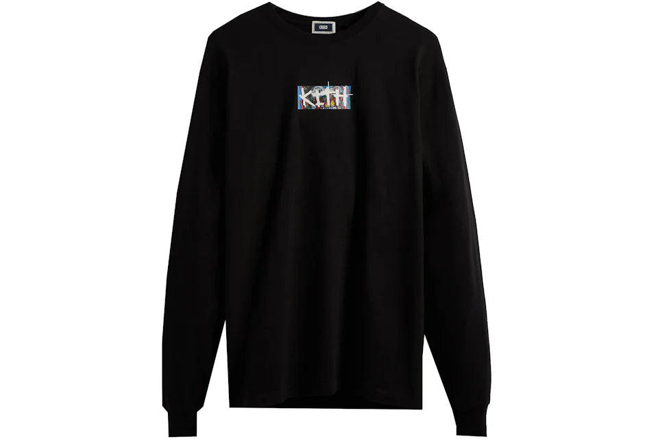 Kith B Robert Moore Classic Logo L/S Tee Black