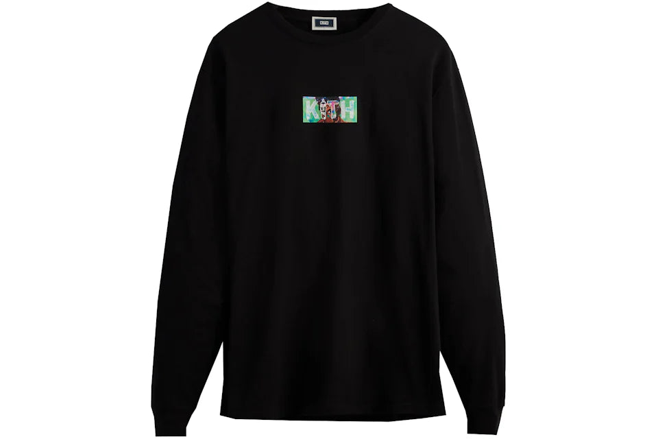 Kith Ludovic Nkoth Classic Logo L/S Tee Black