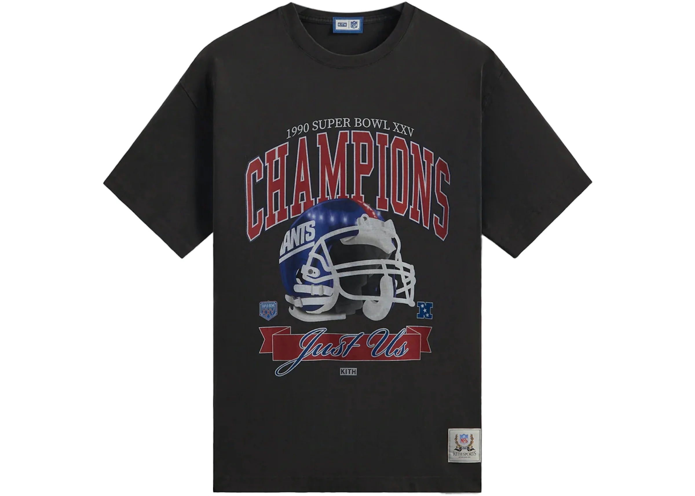 Kith x Giants Super Bowl Vintage Tee Black