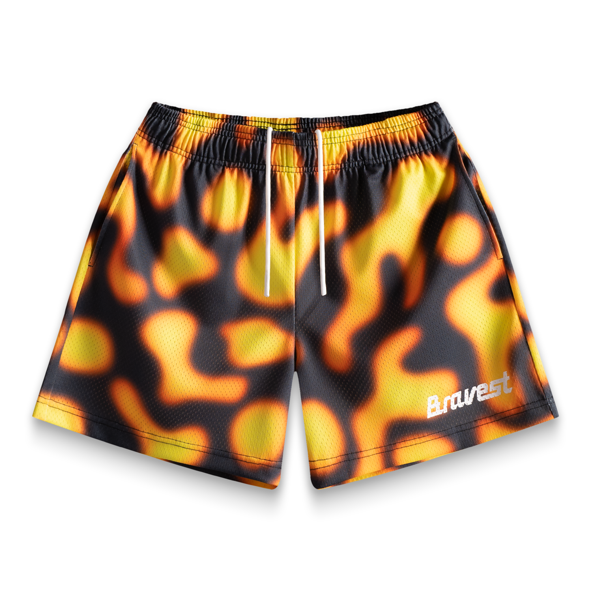 Bravest Studios Orange Magma Shorts