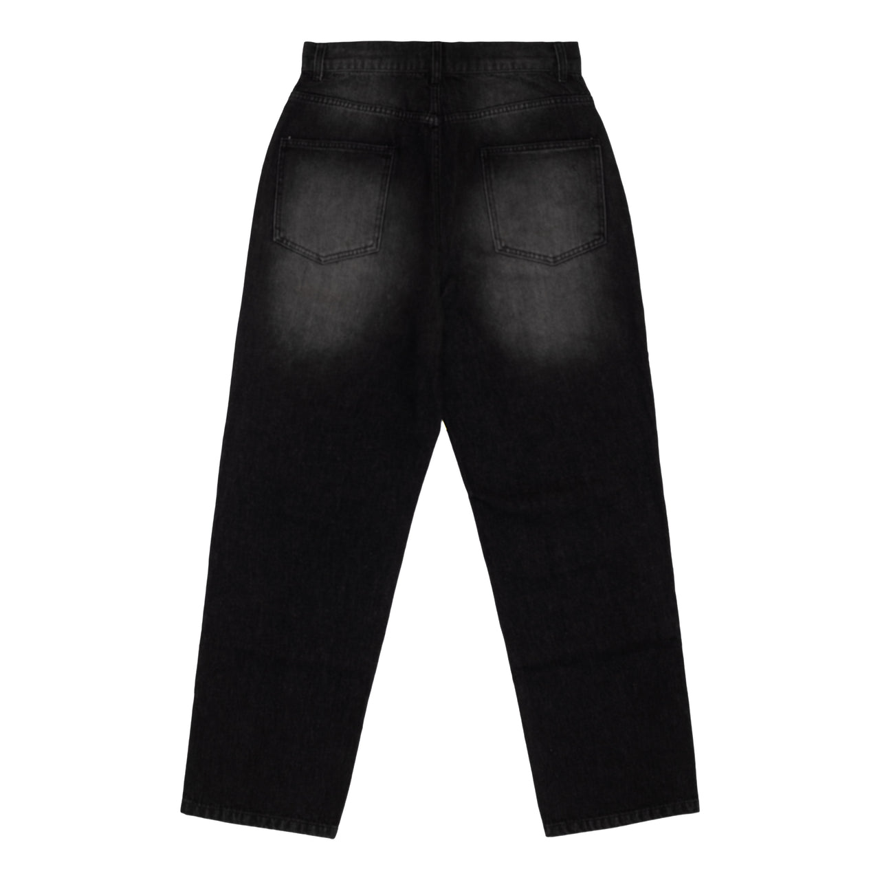 Sinclair Country Patched Denim Jean Washed Black