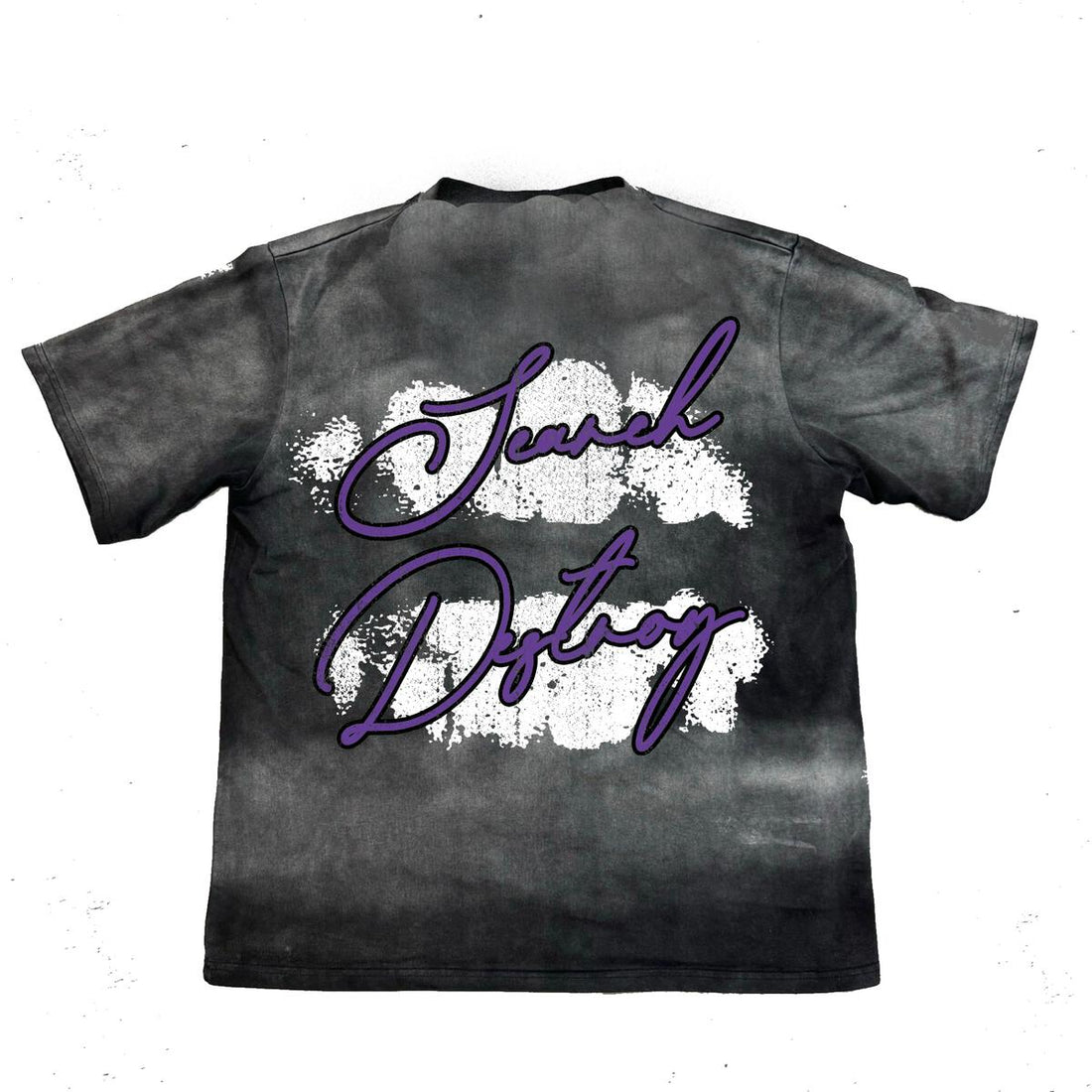 Retrovert Hand T-Shirt Black/ Purple