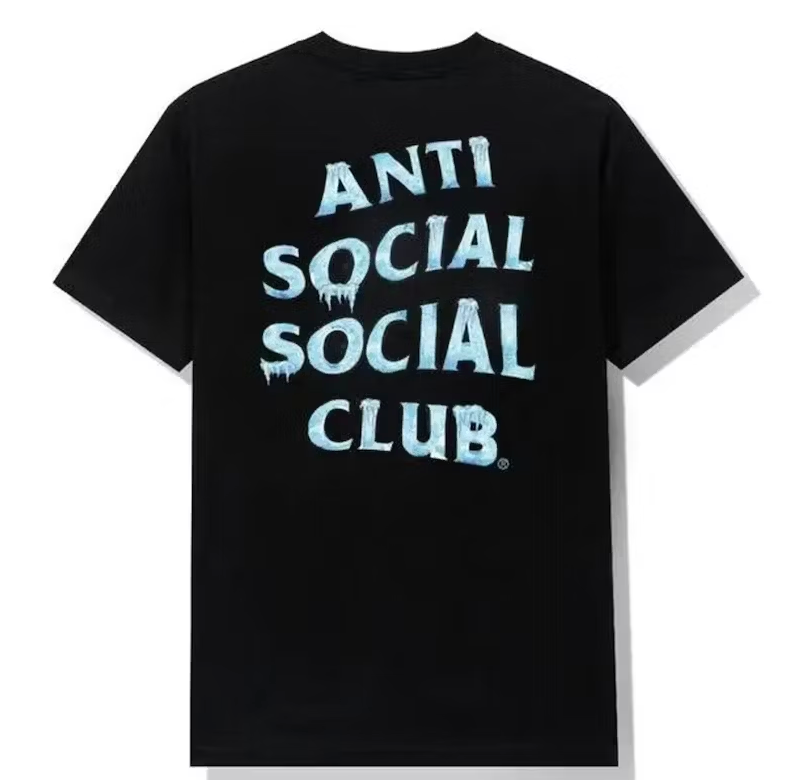 Anti Social Social Club Cold Sweats T-shirt Black