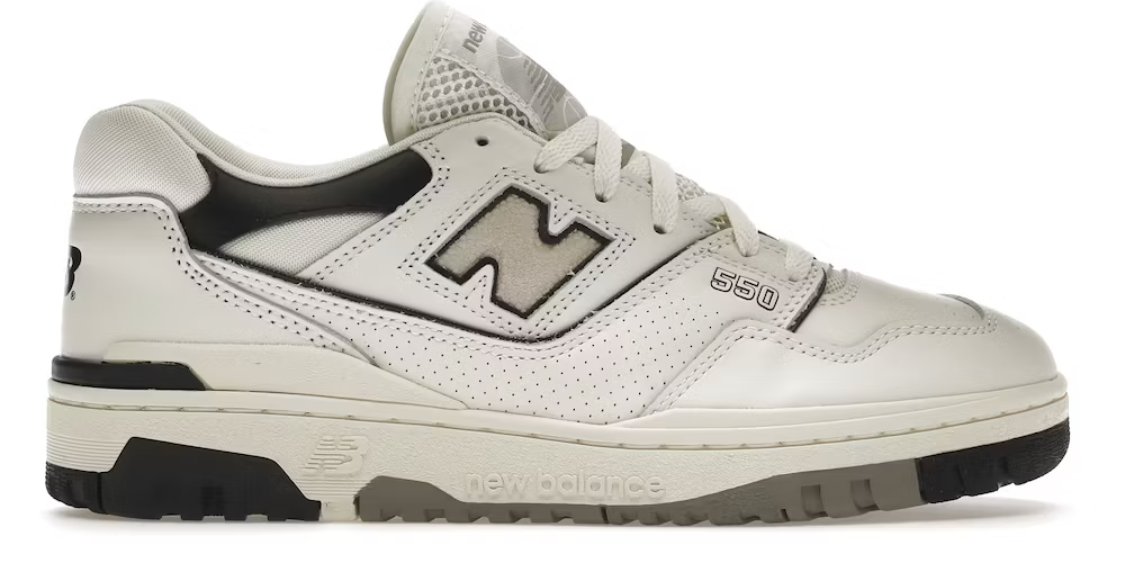 New Balance 550 Cream Black