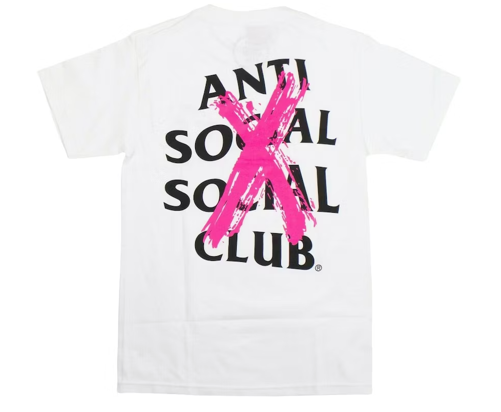 Anti Social Social Club Cancelled T-shirt Men's White