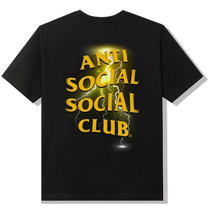 Anti Social Social Club ASSC Twisted Lightning Tee Shirt