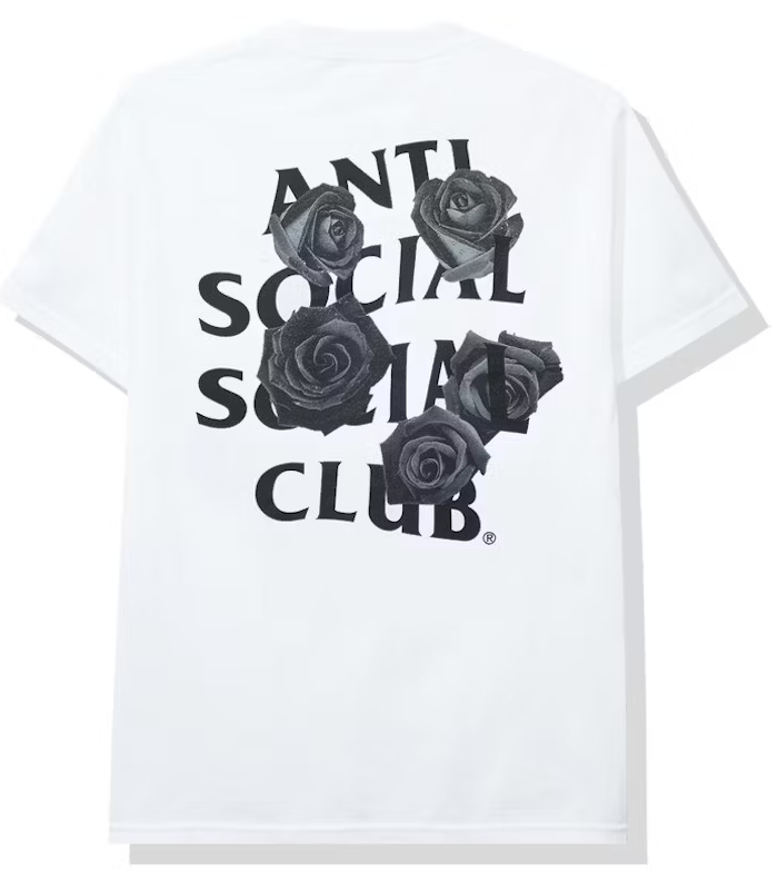 Anti Social Social Club "Bat Emoji" Tee White