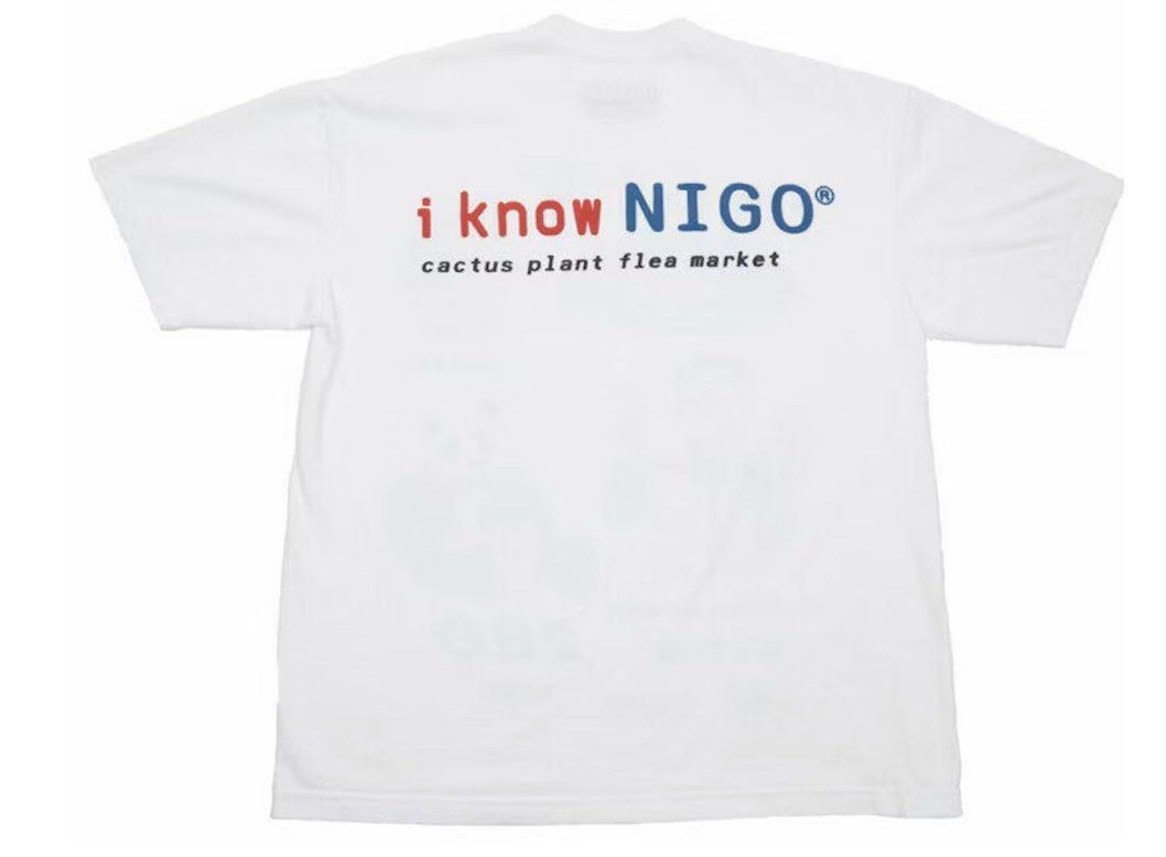 Cactus Plant Flea Market I Know Nigo T-shirt White