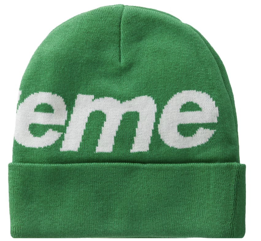 Supreme Big Logo Beanie Beanie (FW23) Green