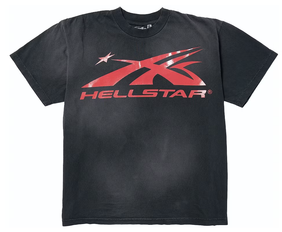 Hellstar Sport Logo Gel T-shirt Black/Red