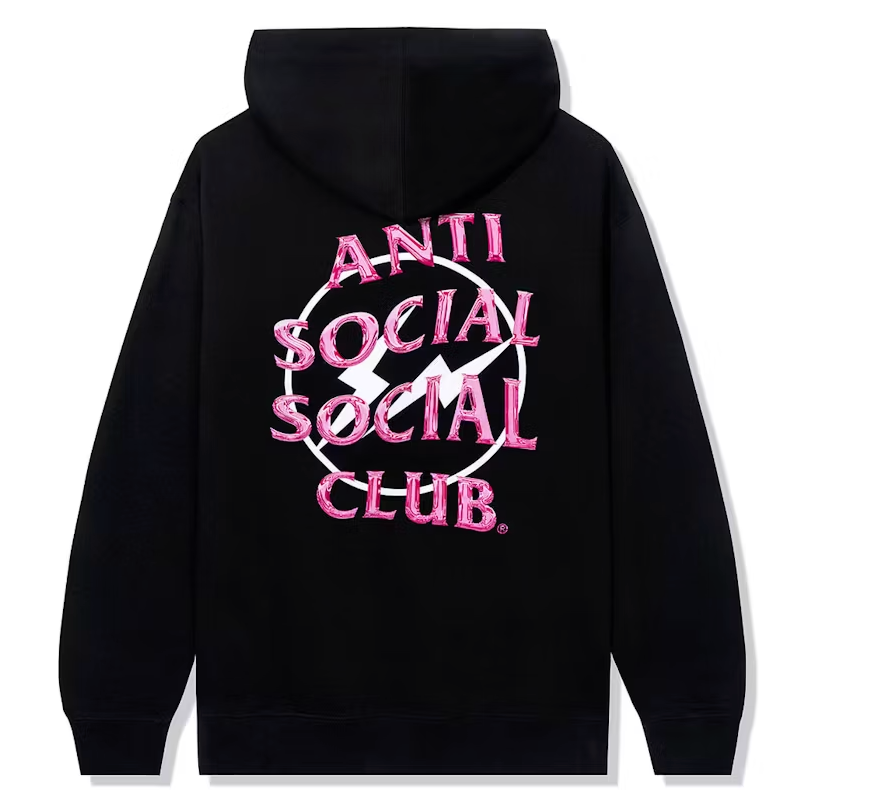Anti Social Social Club x Fragment Precious Petals Hoodie (FW22) Black Pink