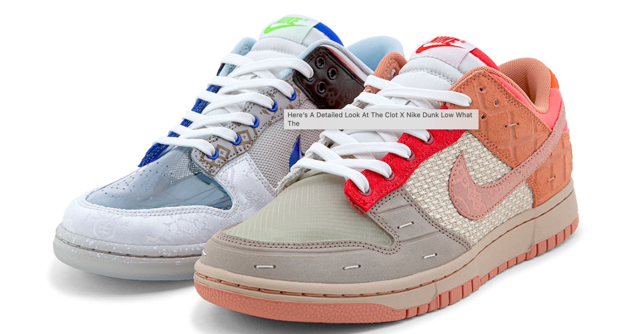 Nike Dunk Low SP What The CLOT