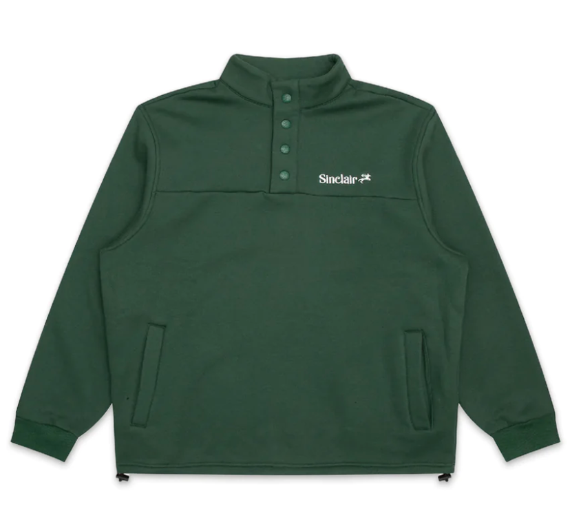 Sinclair Texture Pullover "Forest Green"