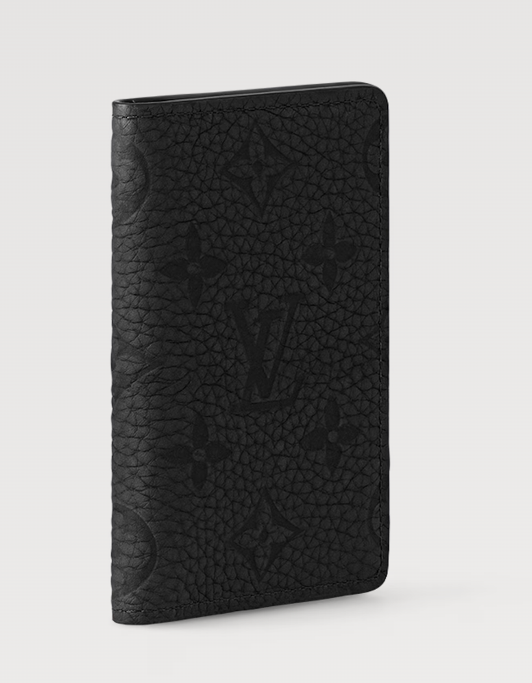 Louis Vuitton Cardholder Embossed Black Wallet