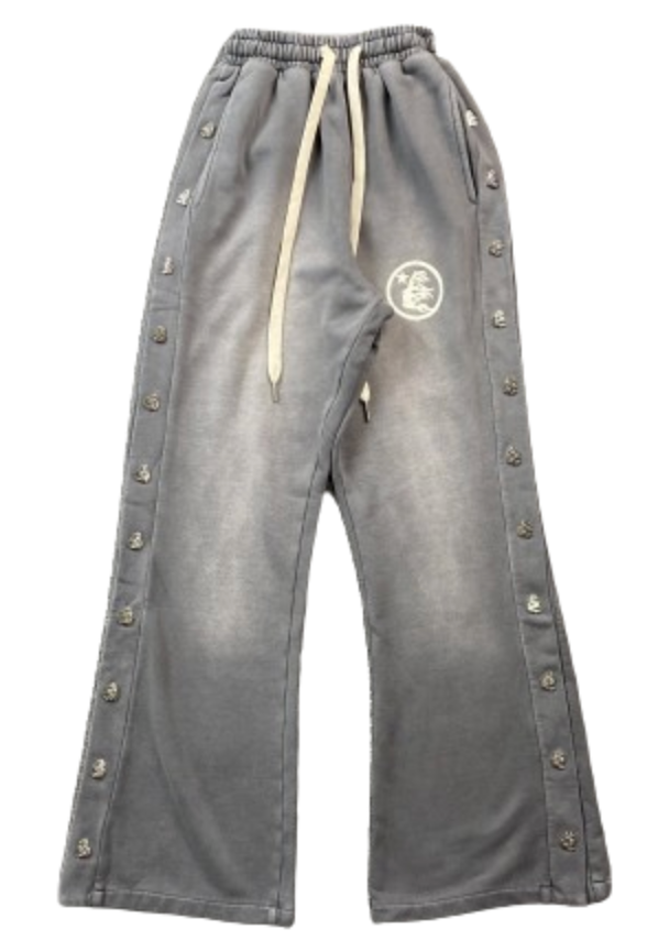 Hellstar Grey Waxed Sweatpant