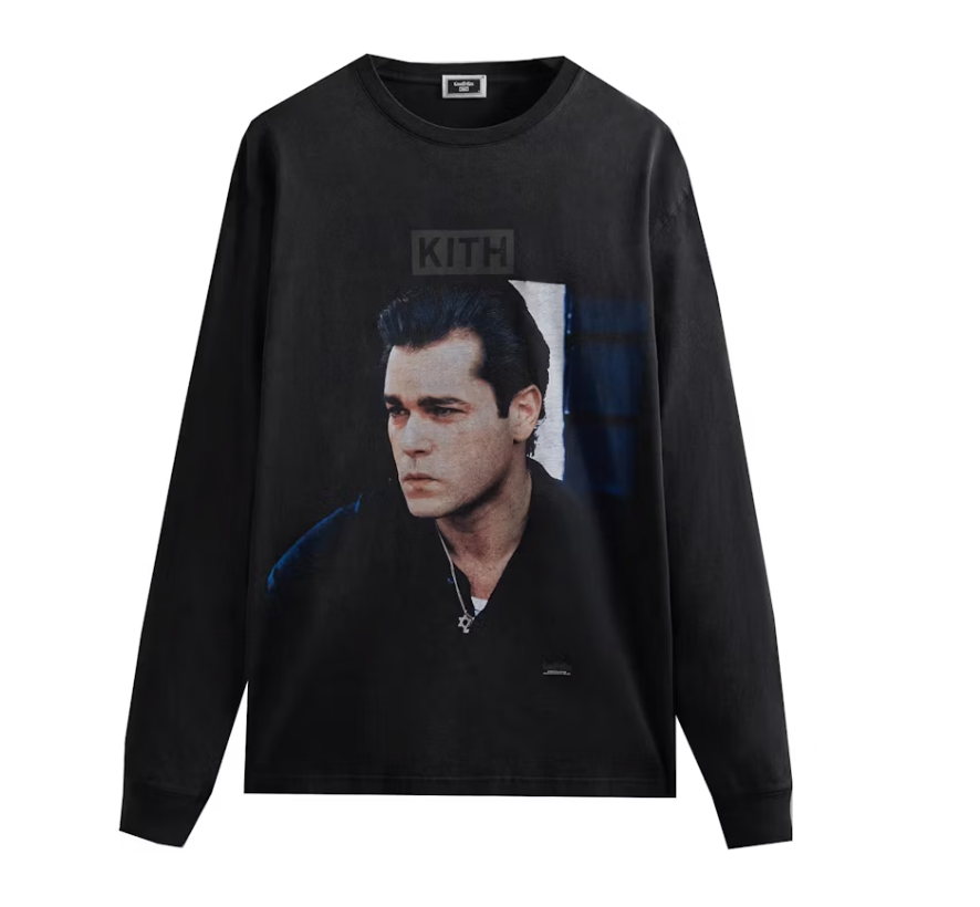 Kith Goodfellas Monologue Vintage Long Sleeve Tee Black