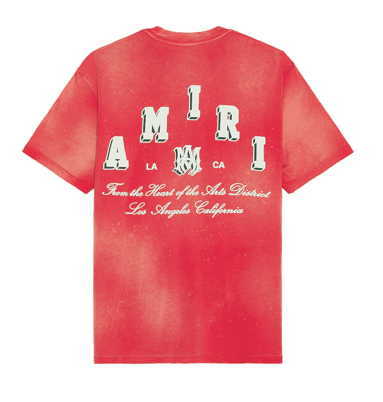 Amiri Vintage Collegiate Tee Red