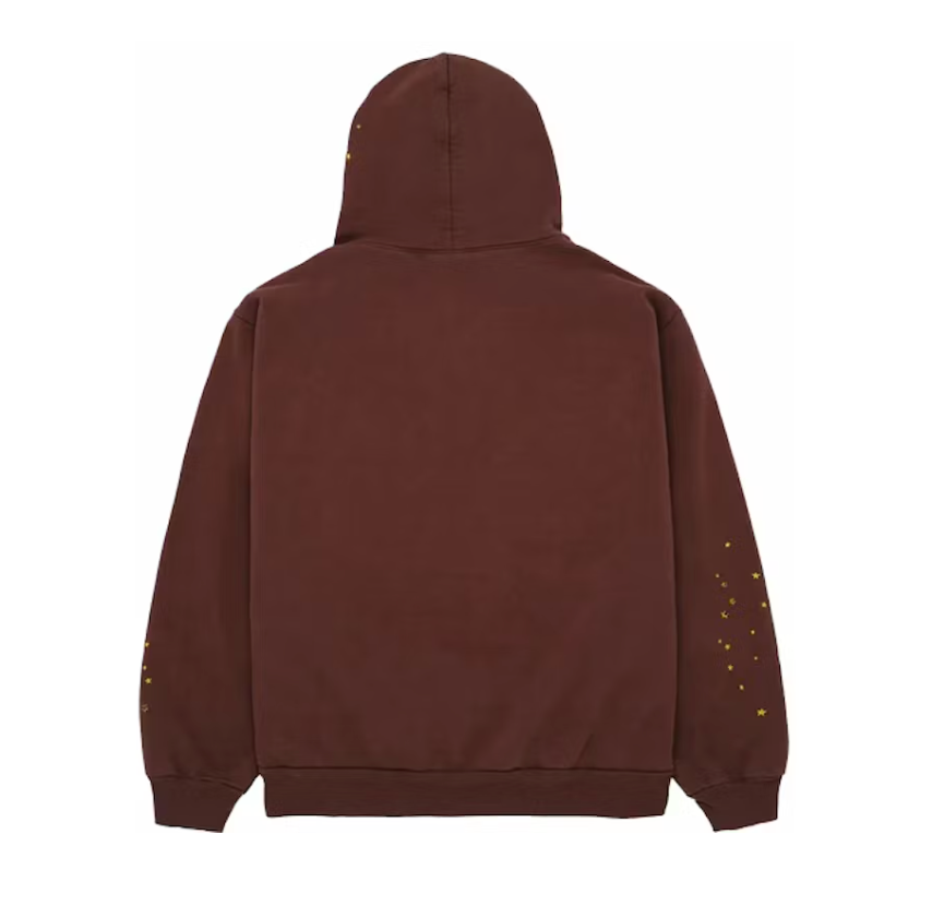 Sp5der Web Hoodie Brown