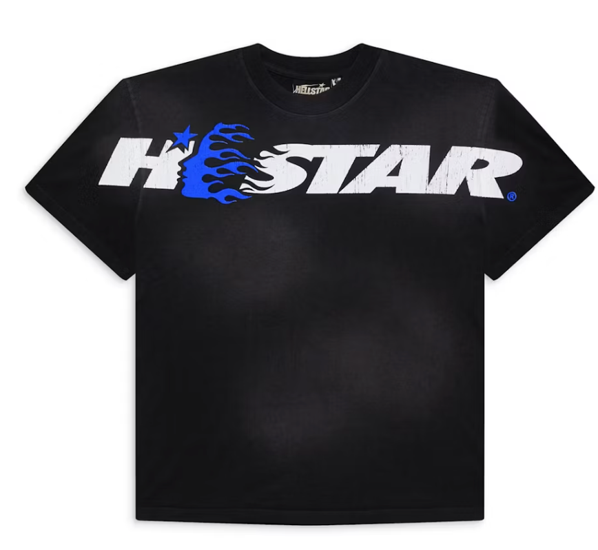 Hellstar Studios Cartoon Logo T-Shirt Blue