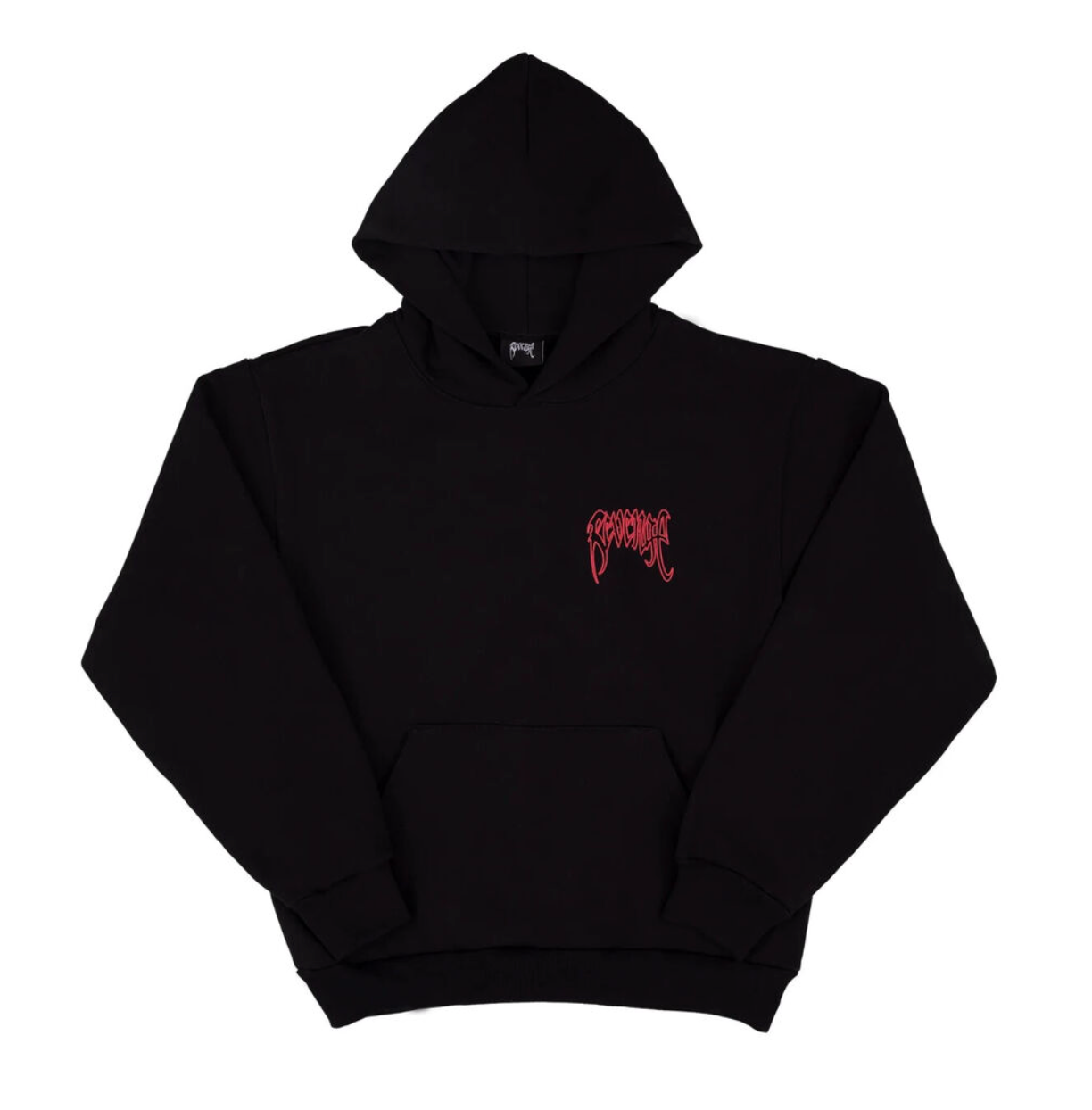 Revenge Outline Sketch Hoodie Black